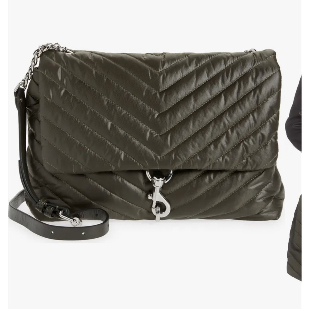 REBECCA MINKOFF Edie Nylon Jumbo Flap Shoulder Bag